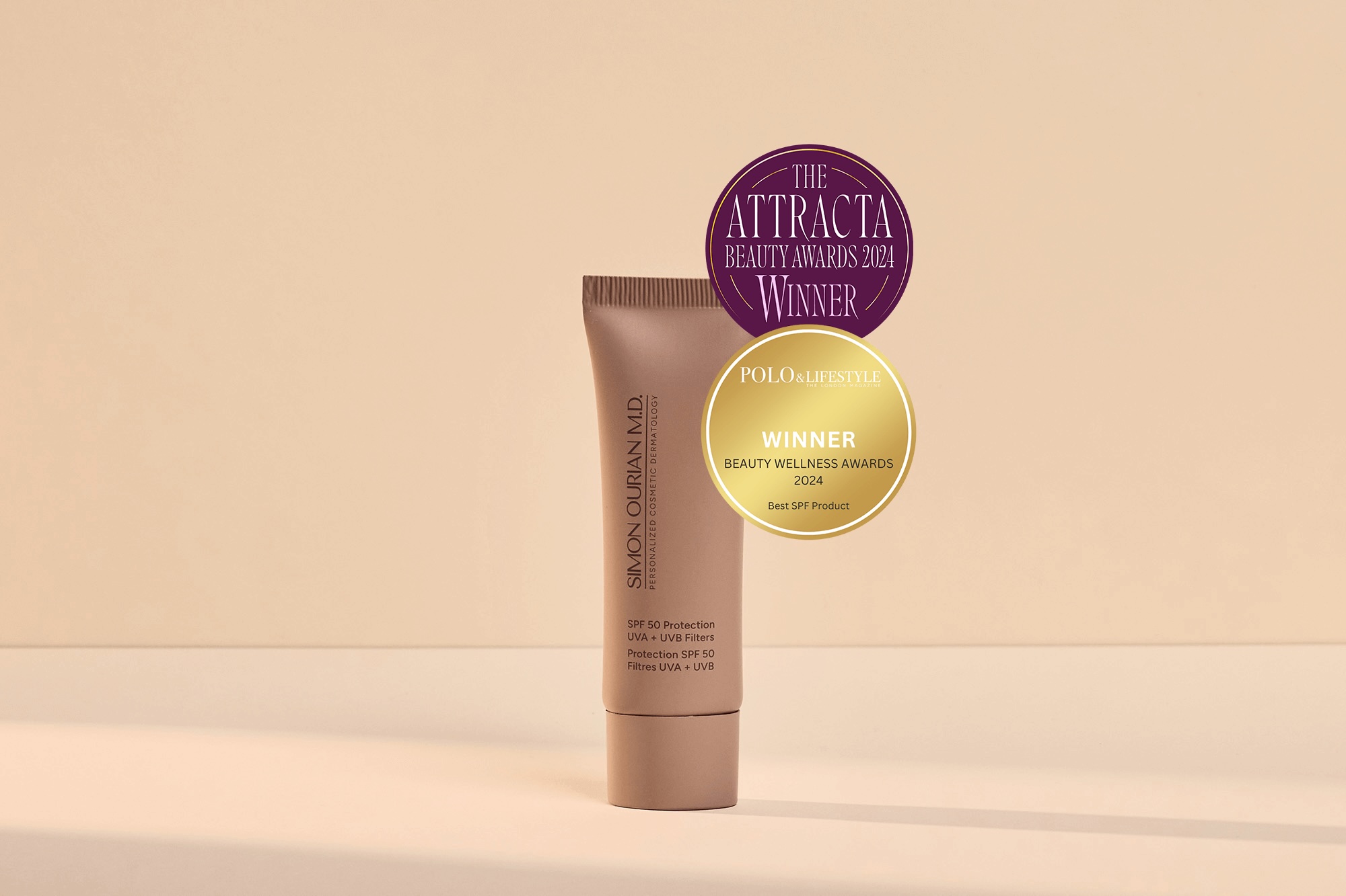 SPF 50 Protection UVA + UVB filters